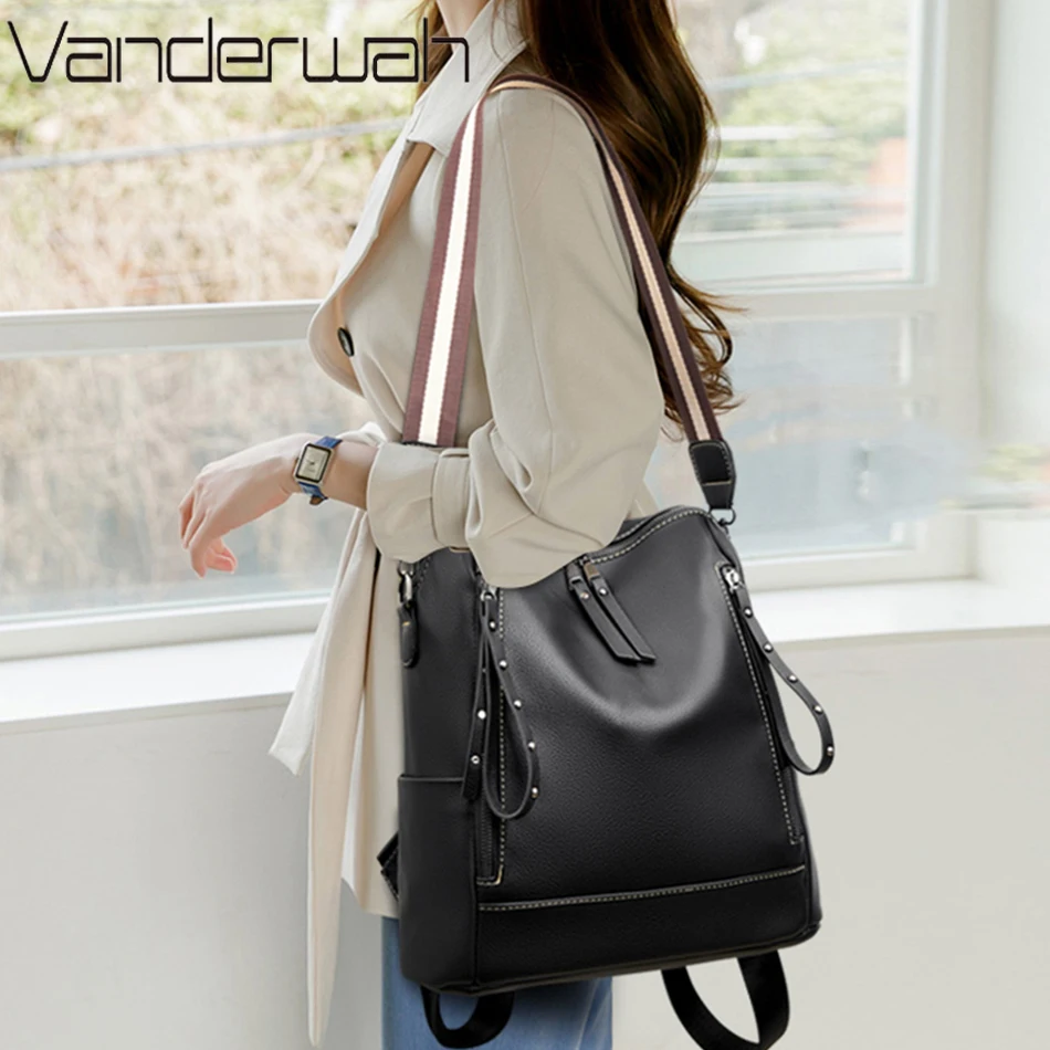 Brand Luxury Backpacks Soft Le - Women Bags Branded review and price